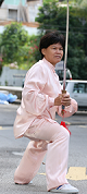 杨美兰师父演示陈式太极单剑 Sifu Yeong Hou Lan demonstrating Chenshi Taijiquan (Taichi) Dan Jian (Sword)